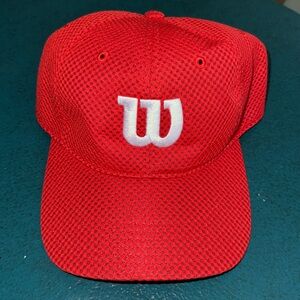 VINTAGE WILSON HAT - RED